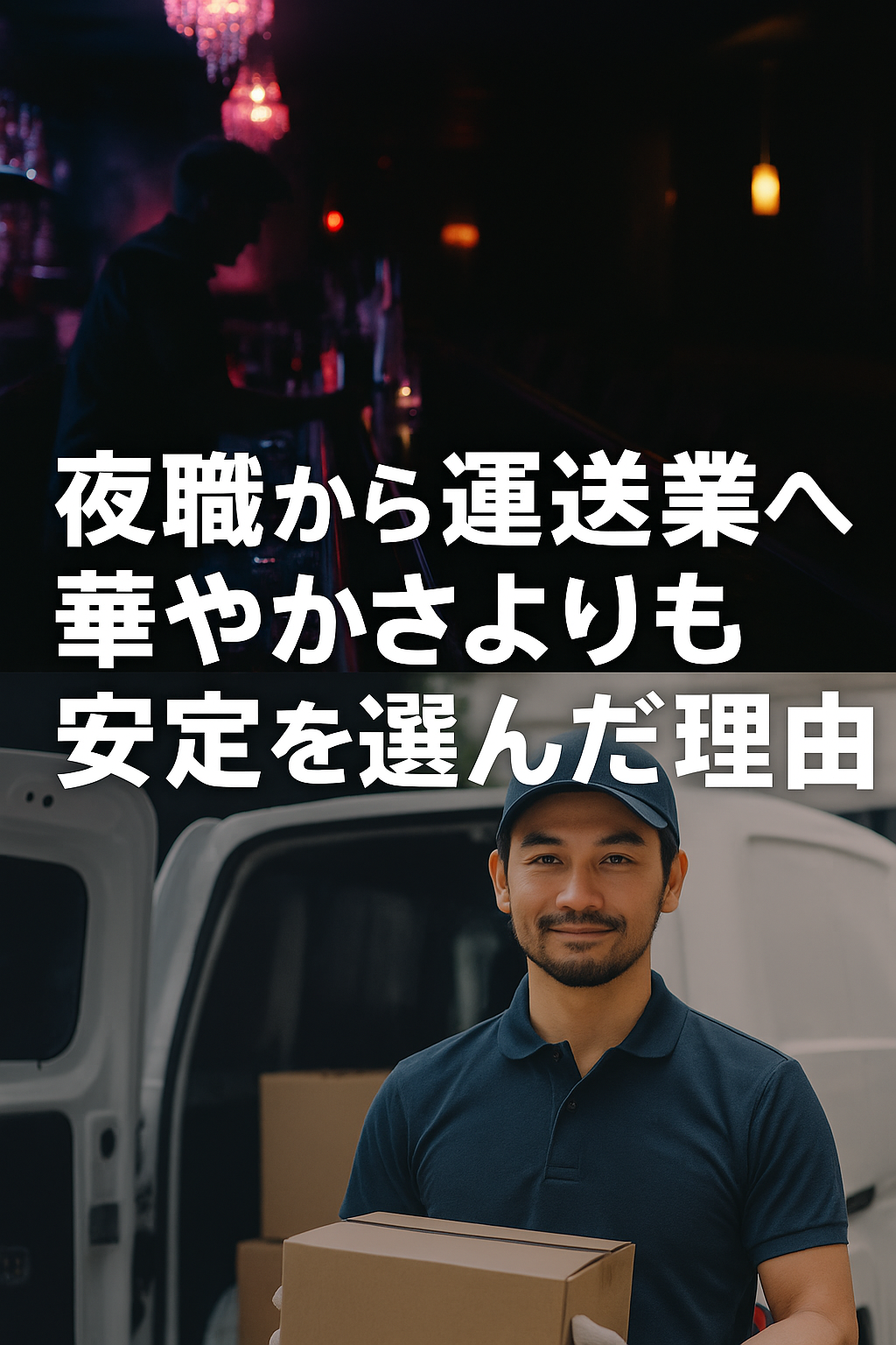夜職から運送業へ:華やかさよりも安定を選んだ理由