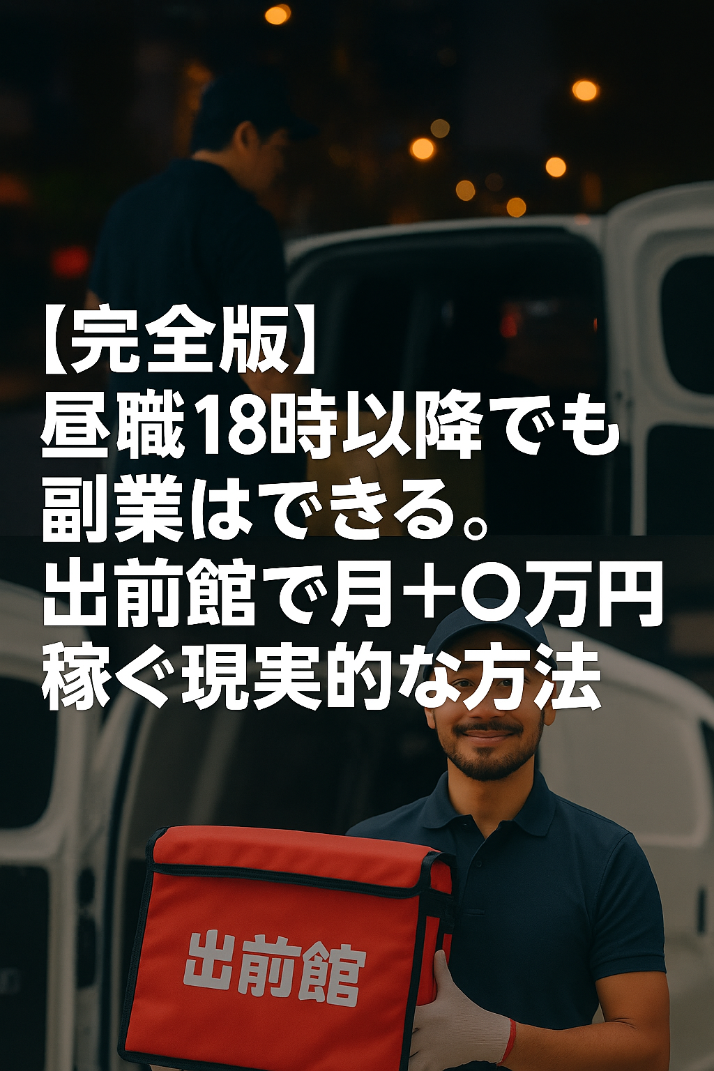 昼職18時以降でも副業はできる。出前館で月+◯万円稼ぐ現実的な方法